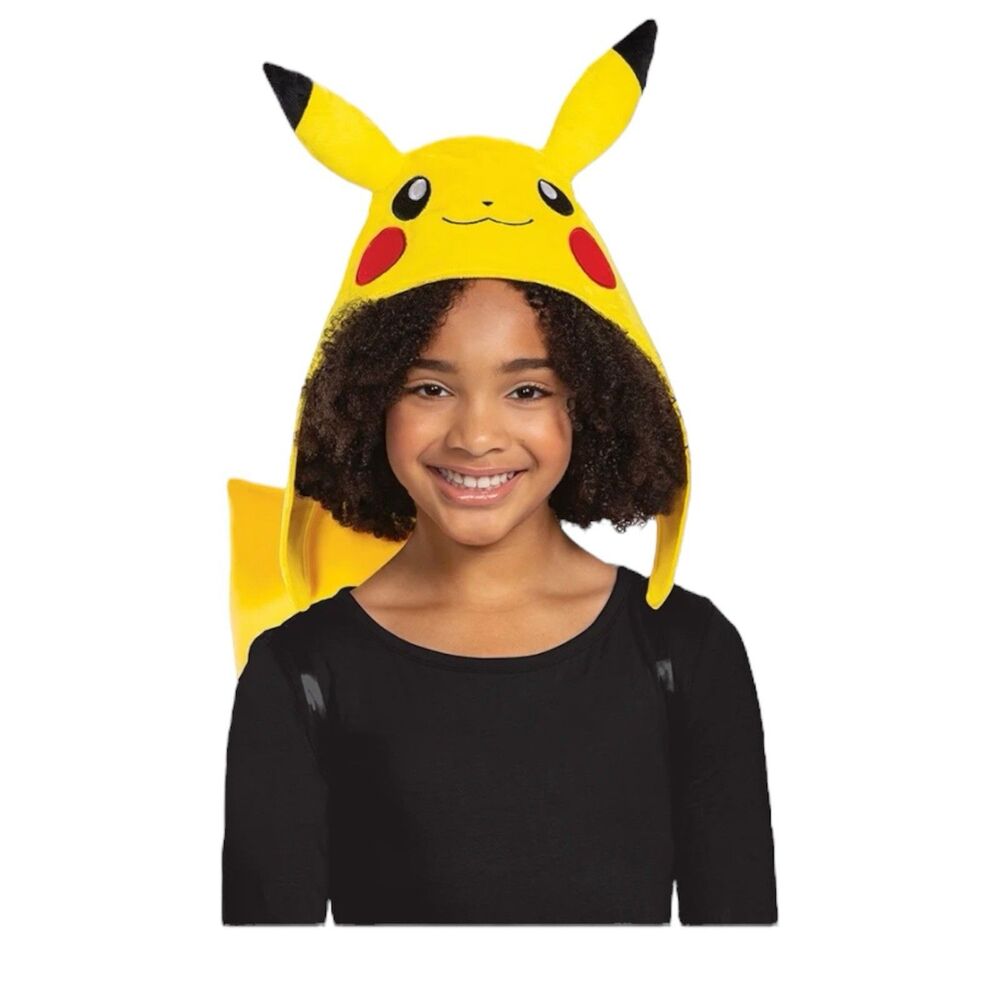 Adult Pokemon Pikachu Costume Accessory Kit Headpiece & Tail - Picture 6 of 7